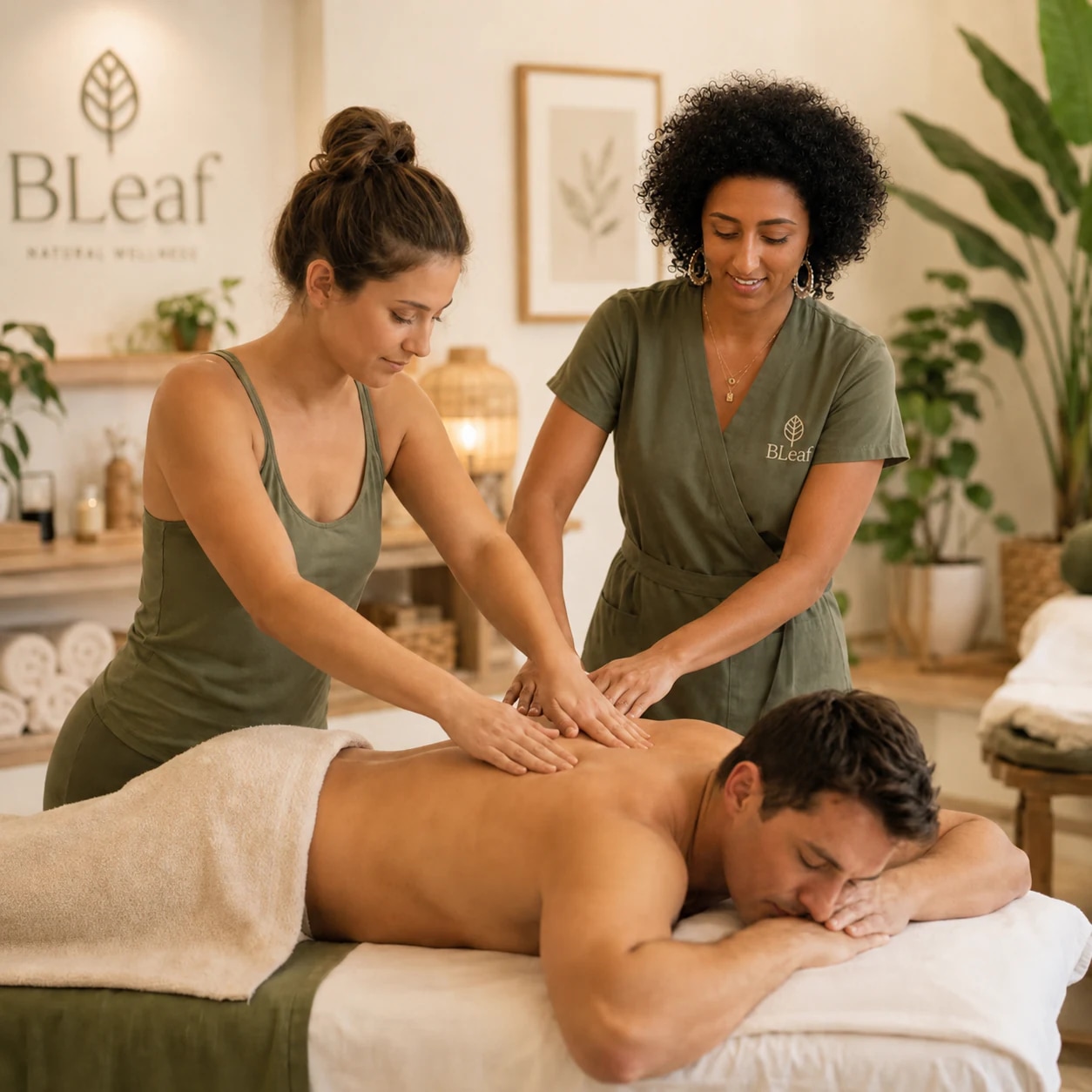 סדנת עיסוי זוגית ב-BLeafIt ברחובות - לימוד יסודות עיסוי נעים ובטוח לזוגות
